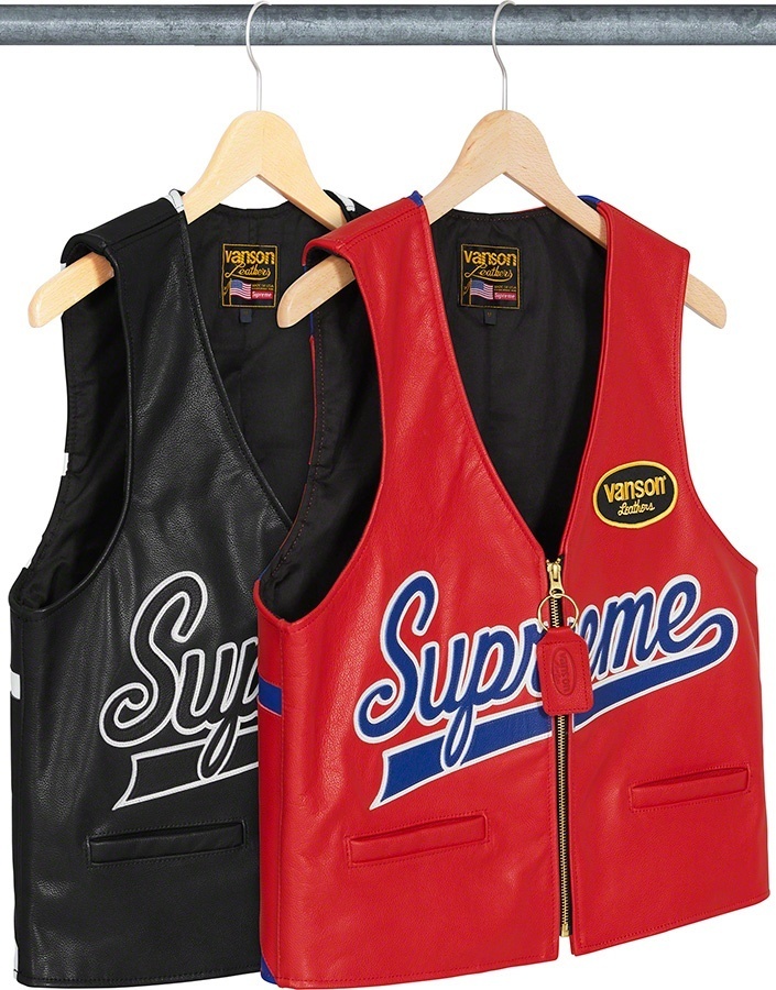 Supreme®/Vanson Leathers® Spider Web Vest